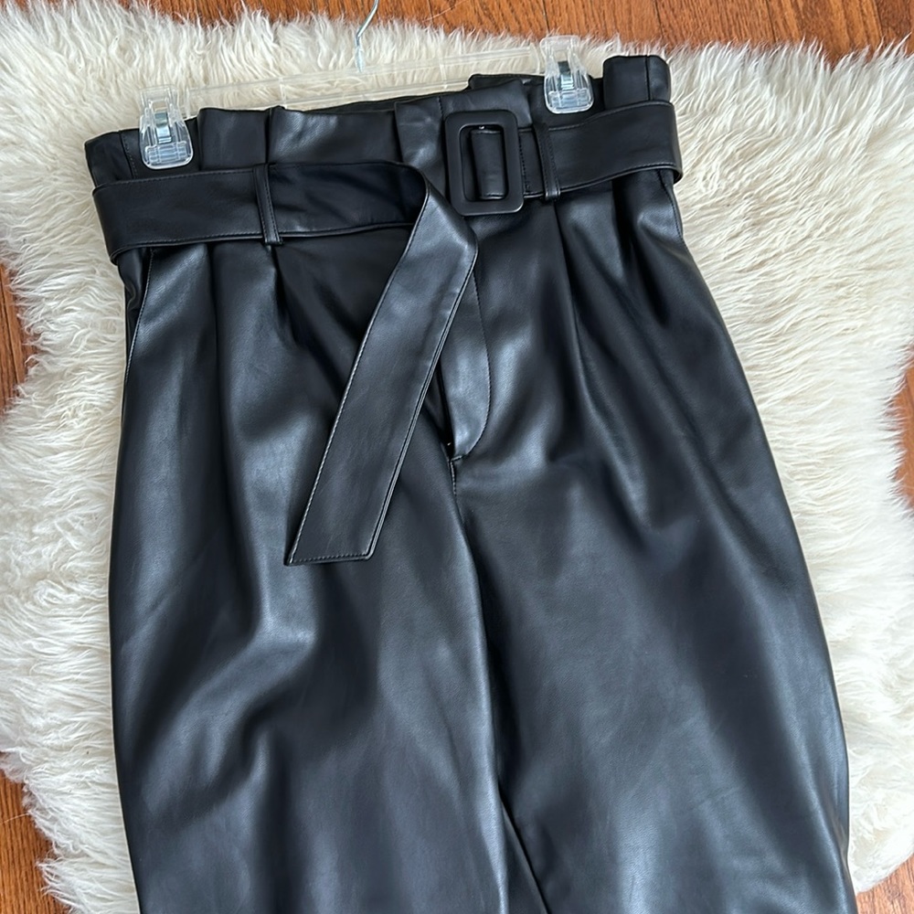 Black Leather Pants